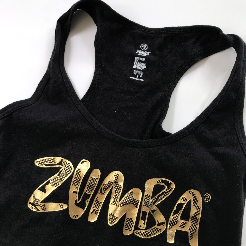 Black Zumba Athletic tank top